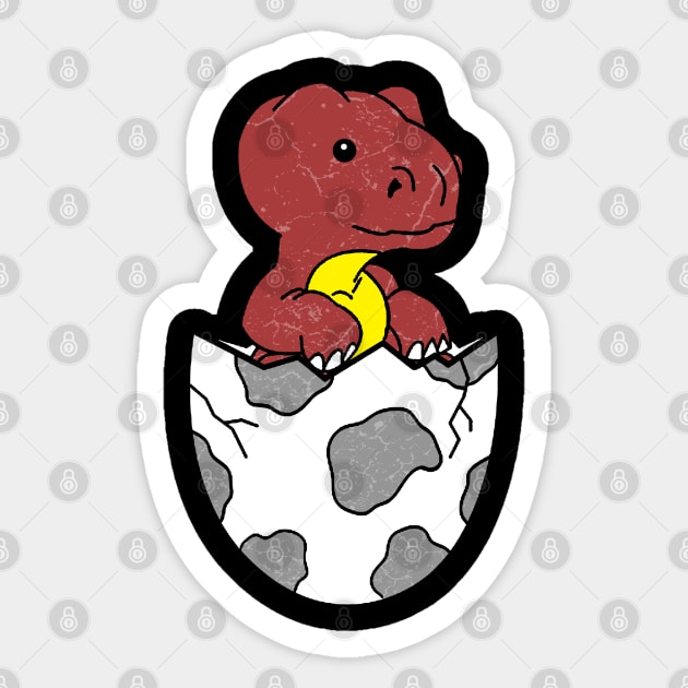 Cute Baby Dino Sticker by Mila46